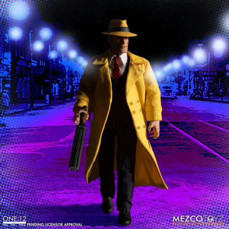 Dick Tracy 1/12 Dick Tracy vs Flattop Box akciófigura csomag 17 cm termékfotó