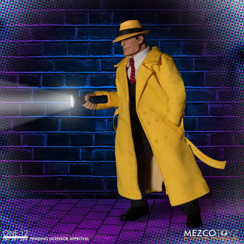 Dick Tracy 1/12 Dick Tracy vs Flattop Box akciófigura csomag 17 cm termékfotó