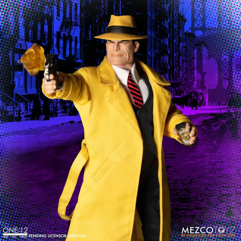 Dick Tracy 1/12 Dick Tracy vs Flattop Box akciófigura csomag 17 cm termékfotó