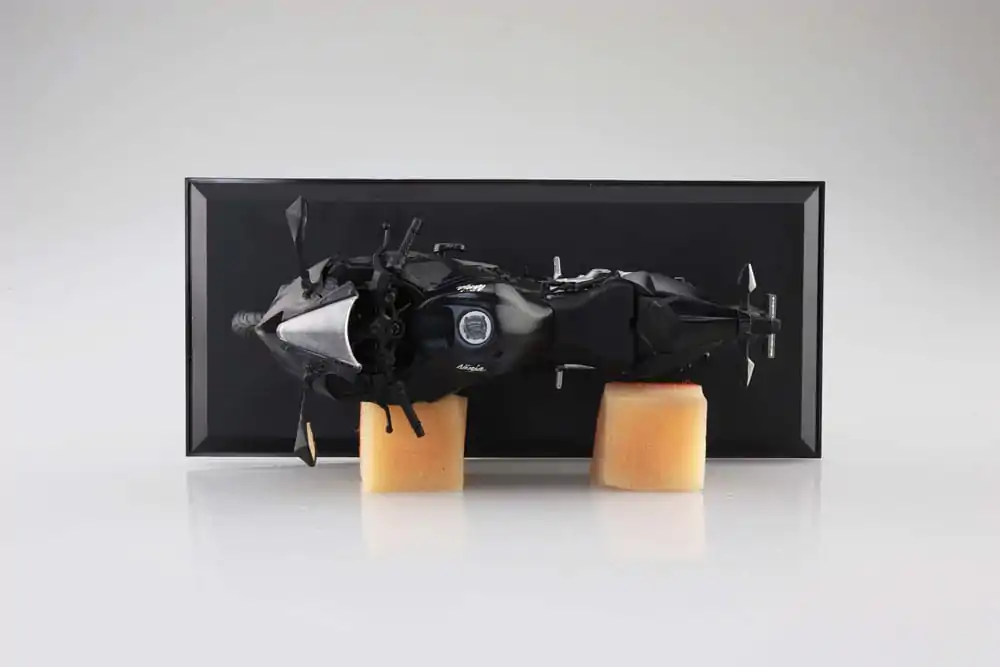 Diecast Bike Series 1/12 Kawasaki Ninja ZX-25R Metakllic Spark Black szobor figura 16 cm termékfotó