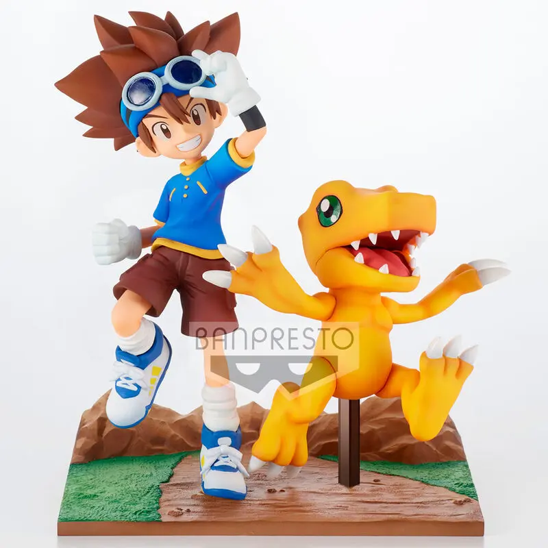 Digimon Adventure Adventure Archives Taichi and Agumon figura 15cm termékfotó