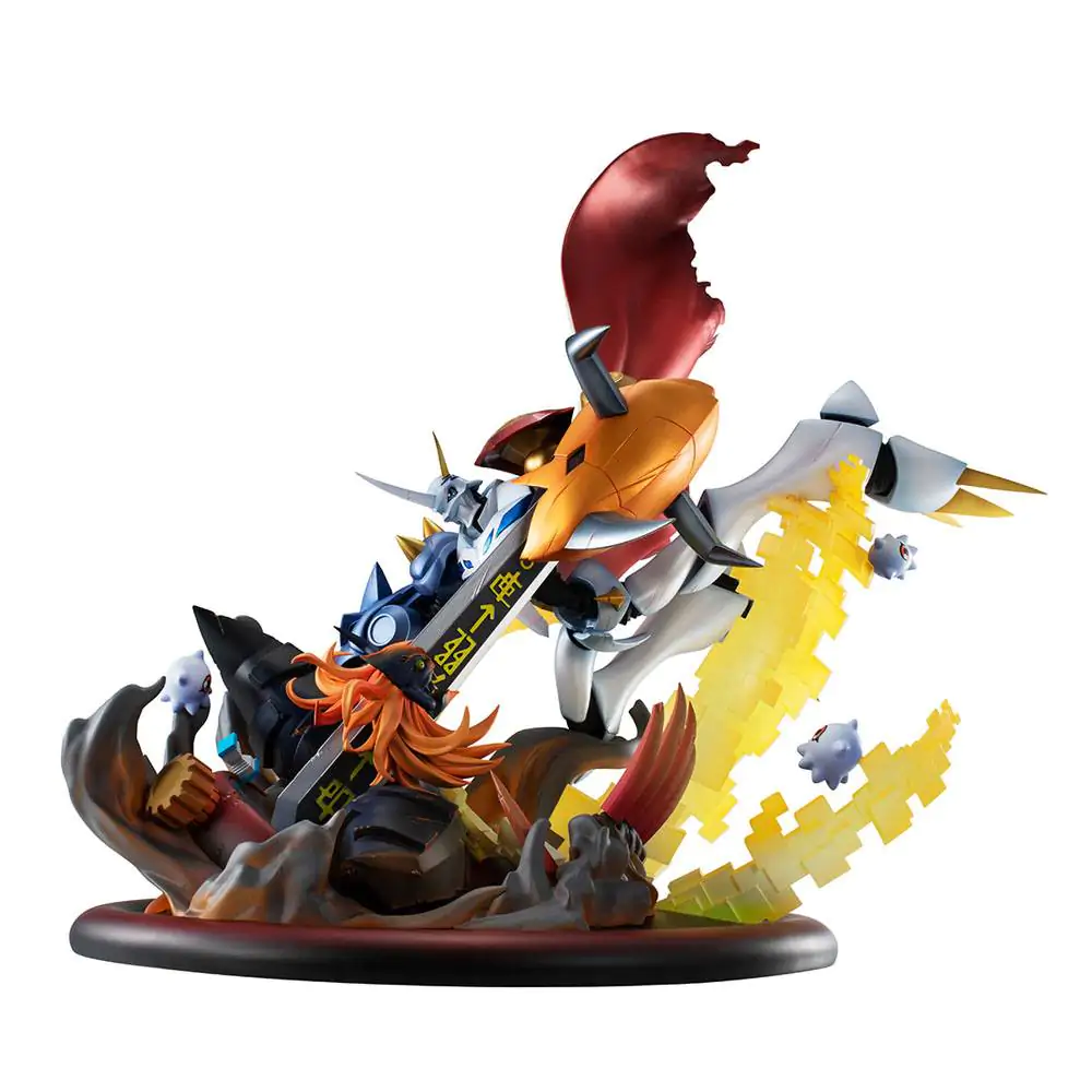 Digimon Adventure: Children's War Game! VS Series Omegamon vs Diabolomon PVC szobor figura 34 cm termékfotó