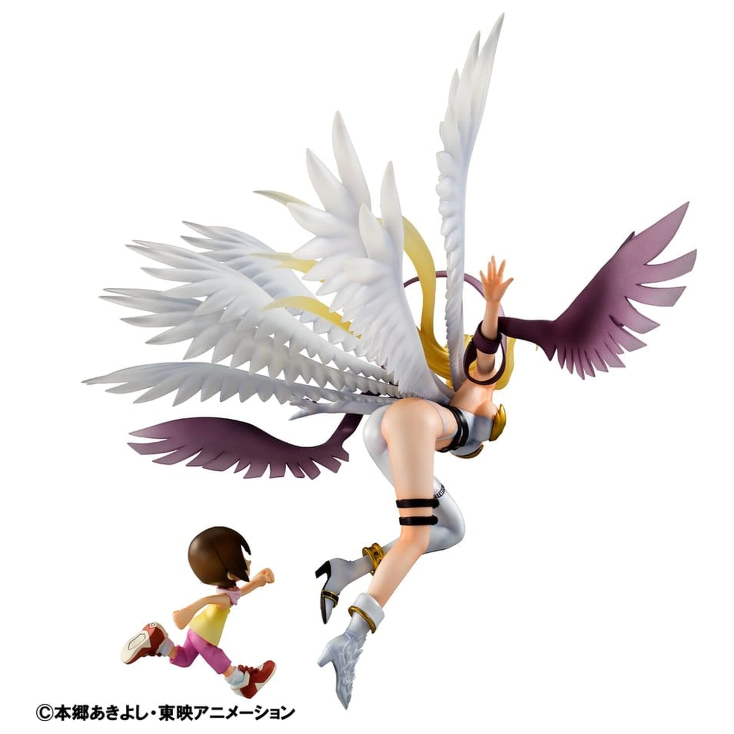 Digimon Adventure értékes G.E.M. Series Angewomon & Hikari Yagami PVC szobor figura 22 cm  termékfotó