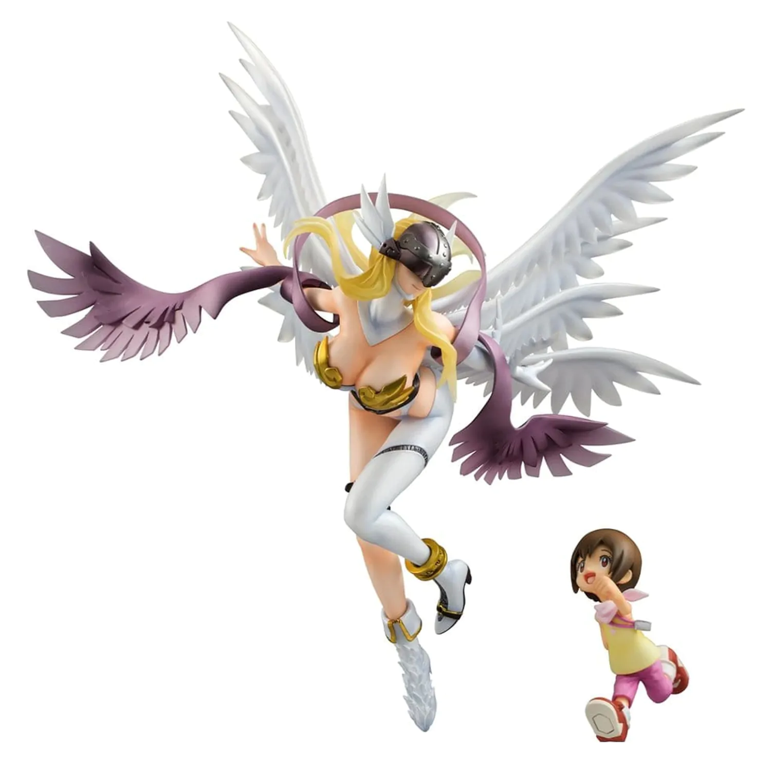 Digimon Adventure értékes G.E.M. Series Angewomon & Hikari Yagami PVC szobor figura 22 cm  termékfotó