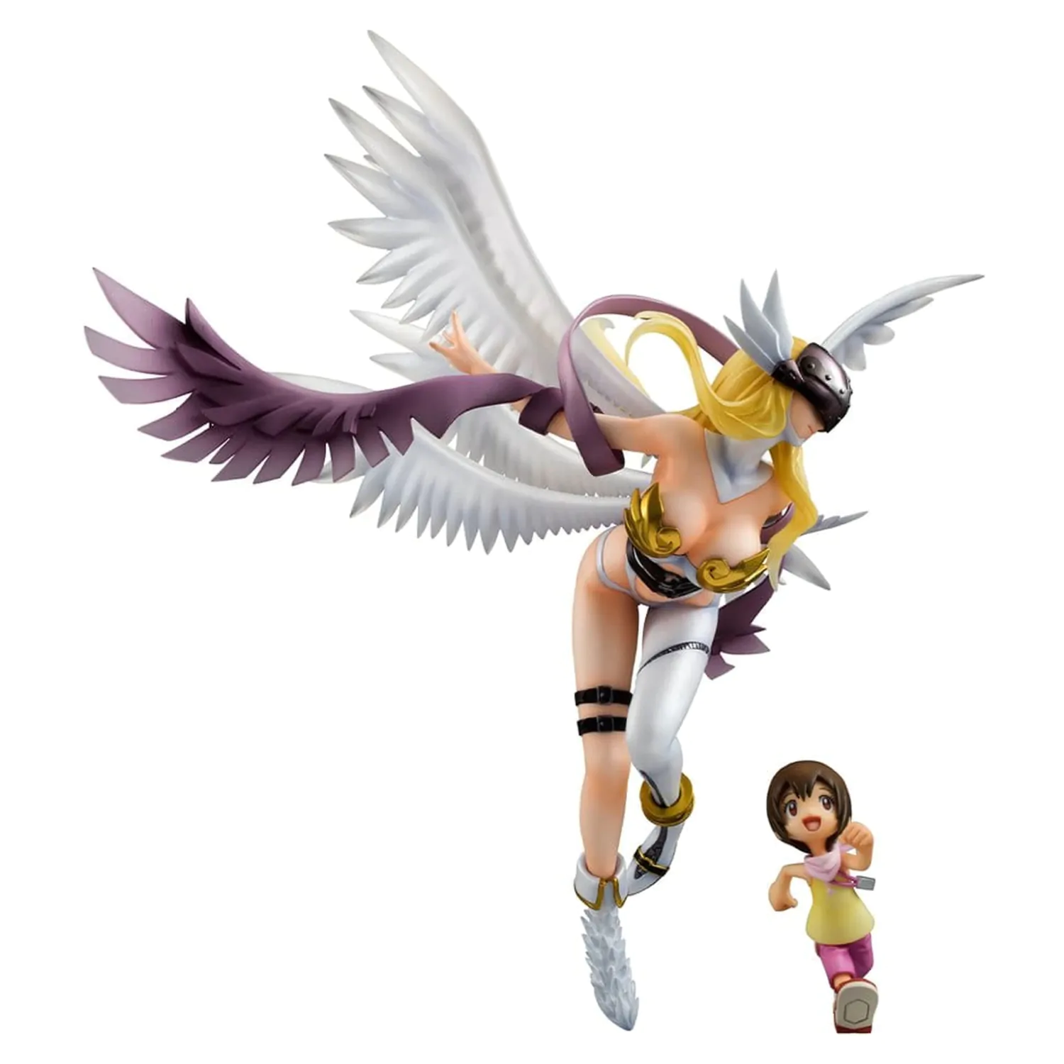 Digimon Adventure értékes G.E.M. Series Angewomon & Hikari Yagami PVC szobor figura 22 cm  termékfotó