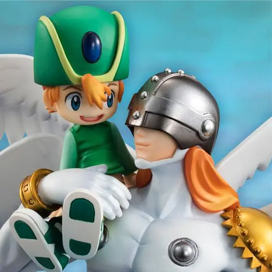 Digimon Adventure G.E.M. Series Angemon &amp; Takaishi Takeru PVC szobor figura 22 cm termékfotó