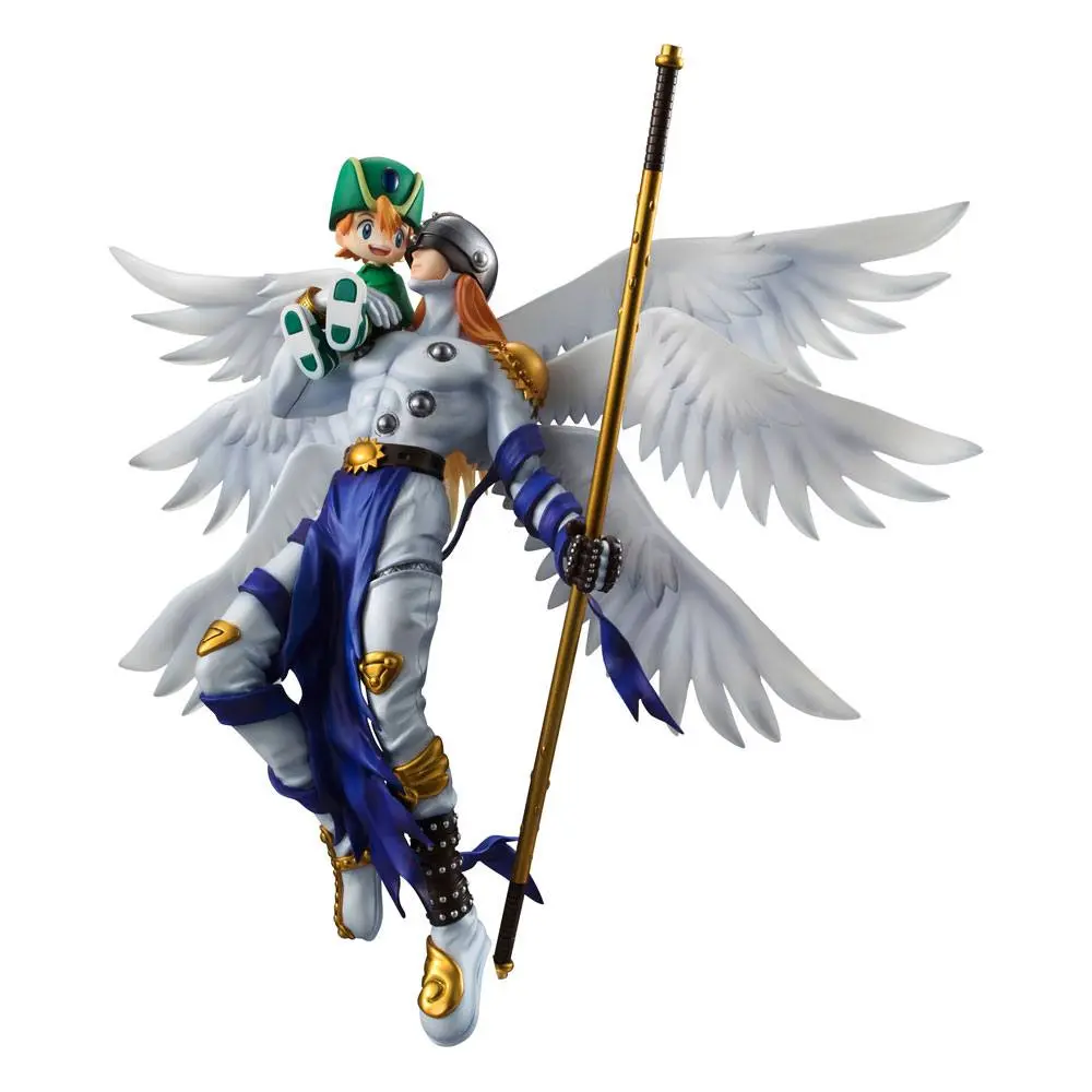Digimon Adventure G.E.M. Series Angemon &amp; Takaishi Takeru PVC szobor figura 22 cm termékfotó