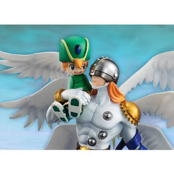 Digimon Adventure G.E.M. Series Angemon &amp; Takaishi Takeru PVC szobor figura 22 cm termékfotó