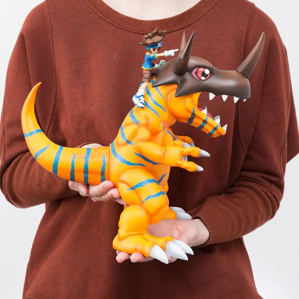 Digimon Adventure G.E.M. Series Greymon &amp; Taichi PVC szobor figura 25 cm termékfotó