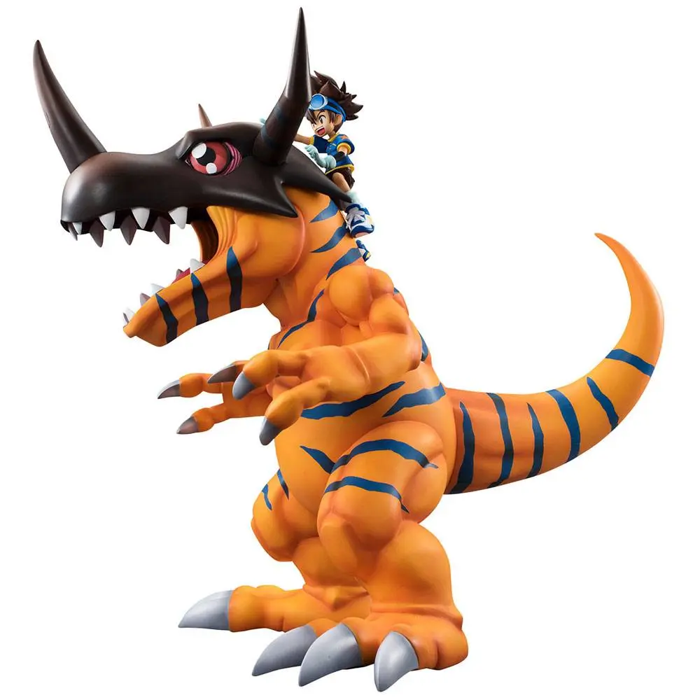Digimon Adventure G.E.M. Series Greymon &amp; Taichi PVC szobor figura 25 cm termékfotó