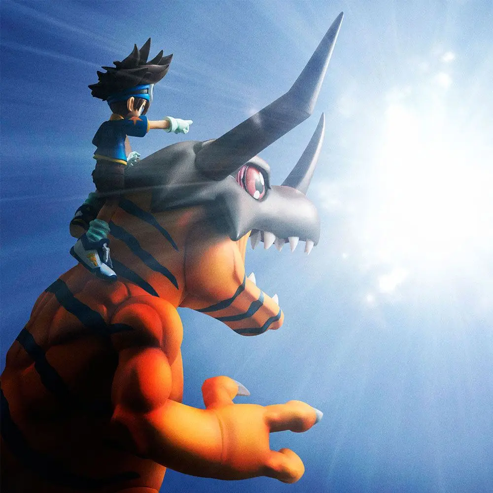 Digimon Adventure G.E.M. Series Greymon &amp; Taichi PVC szobor figura 25 cm termékfotó
