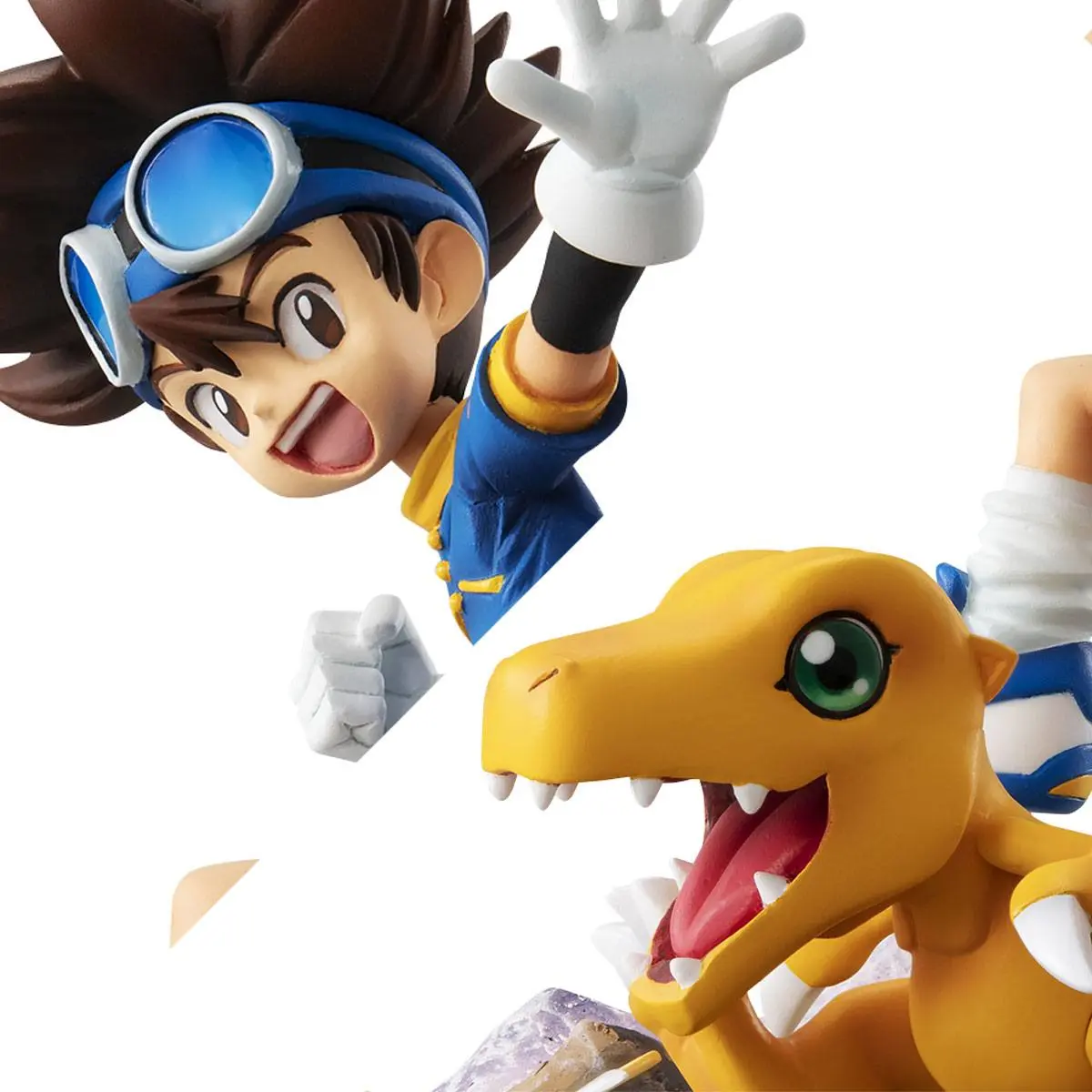 Digimon Adventure G.E.M. Series Taichi Yagami &amp; Agumon 20th Anniversary PVC szobor figura 12 cm termékfotó