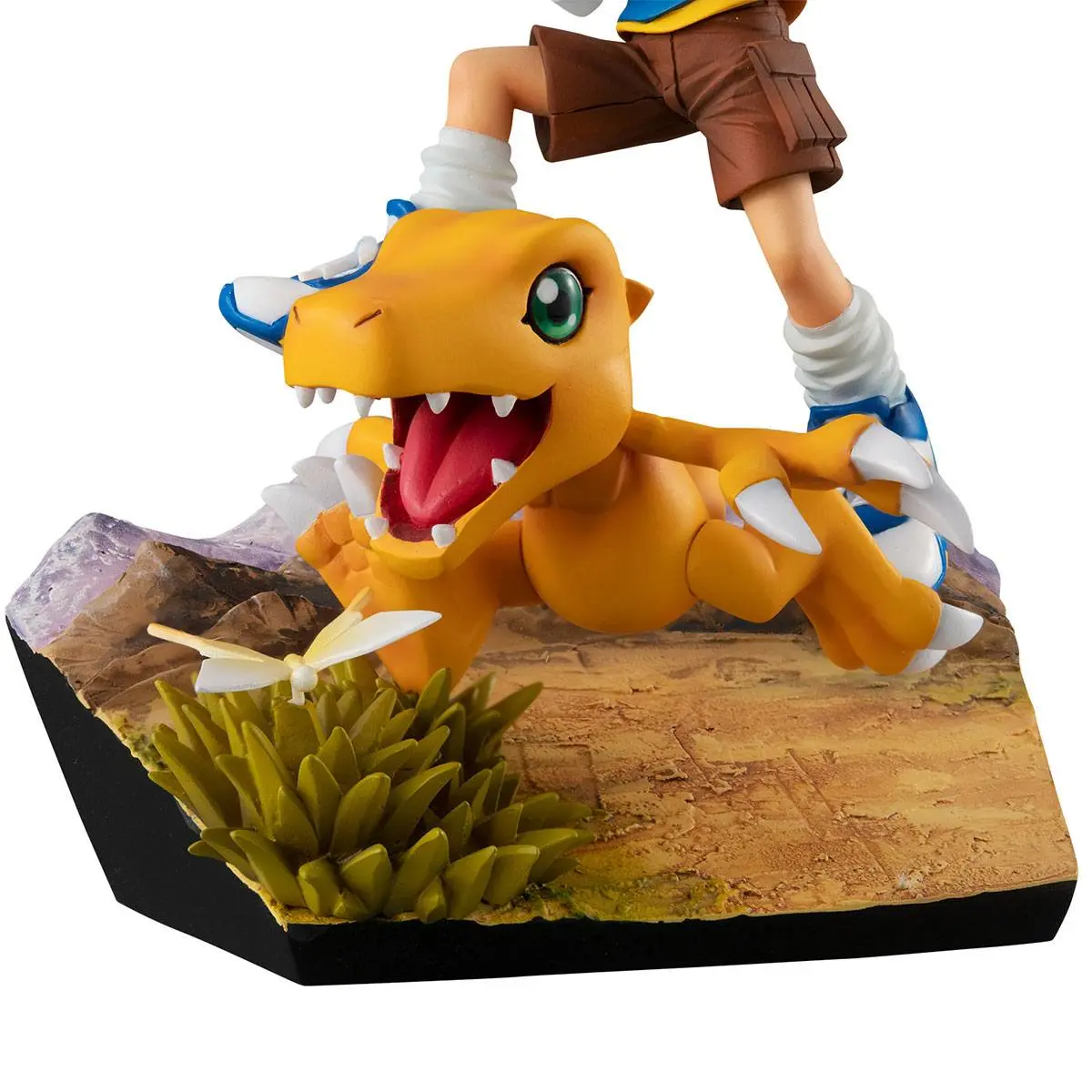 Digimon Adventure G.E.M. Series Taichi Yagami &amp; Agumon 20th Anniversary PVC szobor figura 12 cm termékfotó