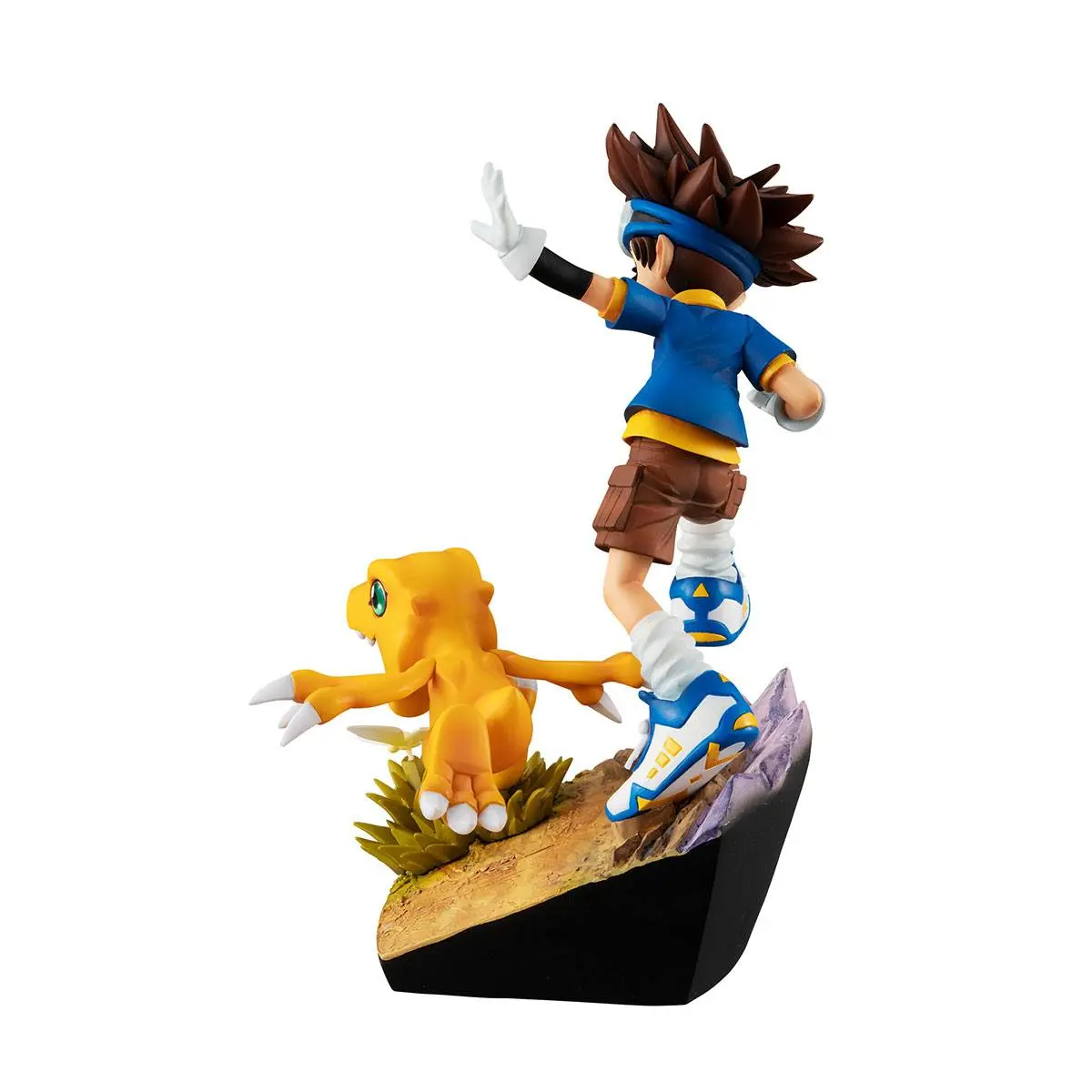 Digimon Adventure G.E.M. Series Taichi Yagami &amp; Agumon 20th Anniversary PVC szobor figura 12 cm termékfotó