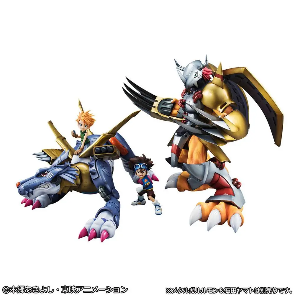Digimon Adventure G.E.M. Series Wargreymon &amp; Taichi PVC szobor figura 25 cm termékfotó