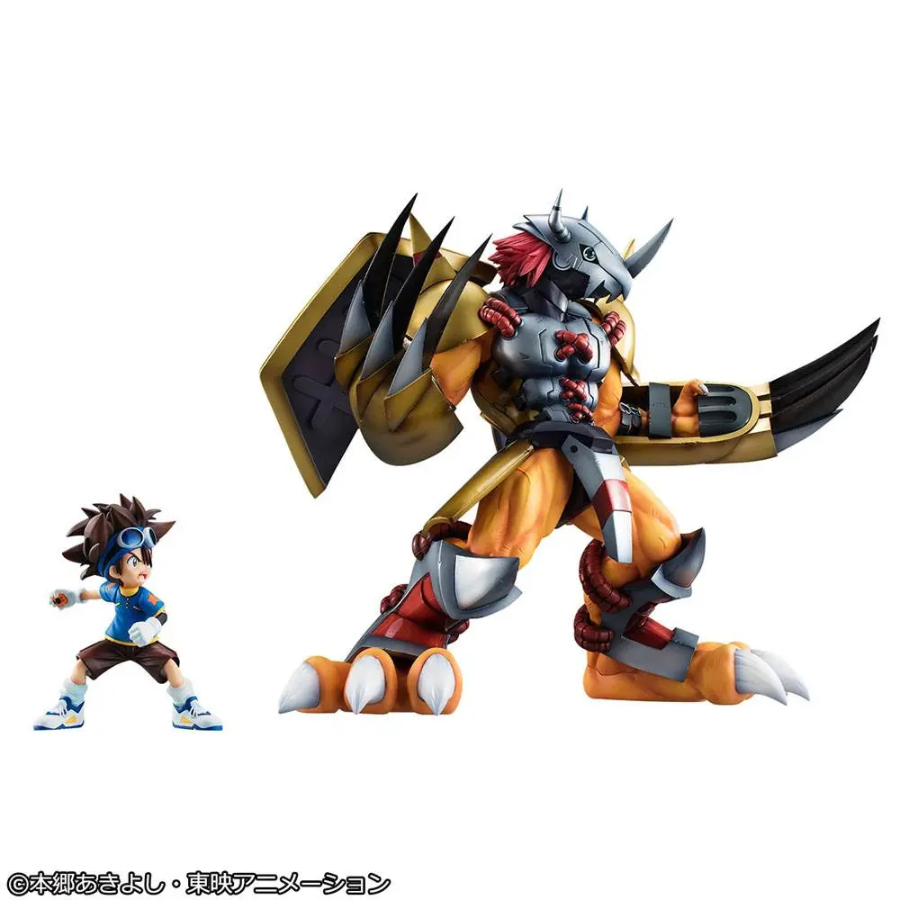 Digimon Adventure G.E.M. Series Wargreymon &amp; Taichi PVC szobor figura 25 cm termékfotó
