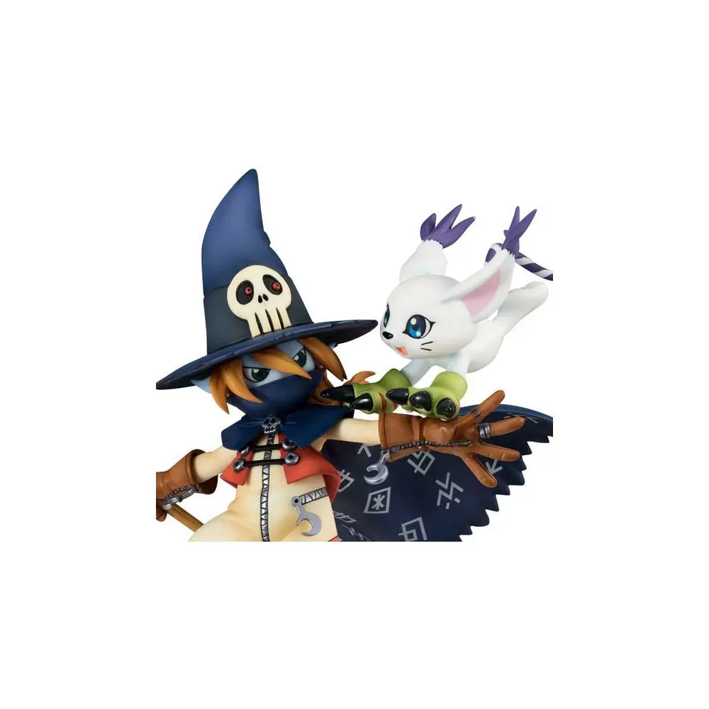 Digimon Adventure G.E.M. Series  Wizardmon &amp; Tailmon PVC szobor figura 18 cm termékfotó