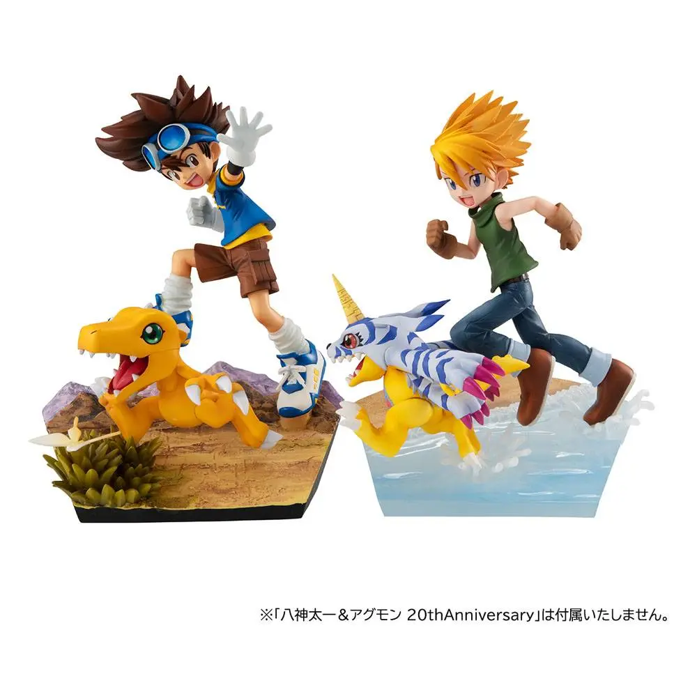 Digimon Adventure G.E.M. Series Yamato Ishida &amp; Gabumon 2022 Ver. PVC szobor figura 12 cm termékfotó