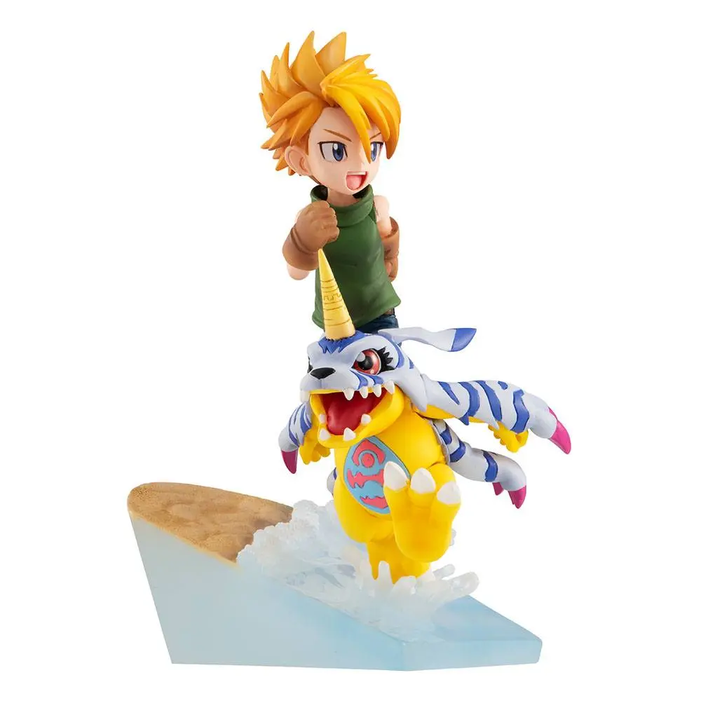Digimon Adventure G.E.M. Series Yamato Ishida &amp; Gabumon 2022 Ver. PVC szobor figura 12 cm termékfotó