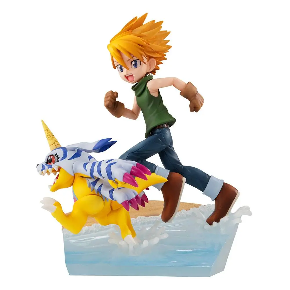 Digimon Adventure G.E.M. Series Yamato Ishida &amp; Gabumon 2022 Ver. PVC szobor figura 12 cm termékfotó