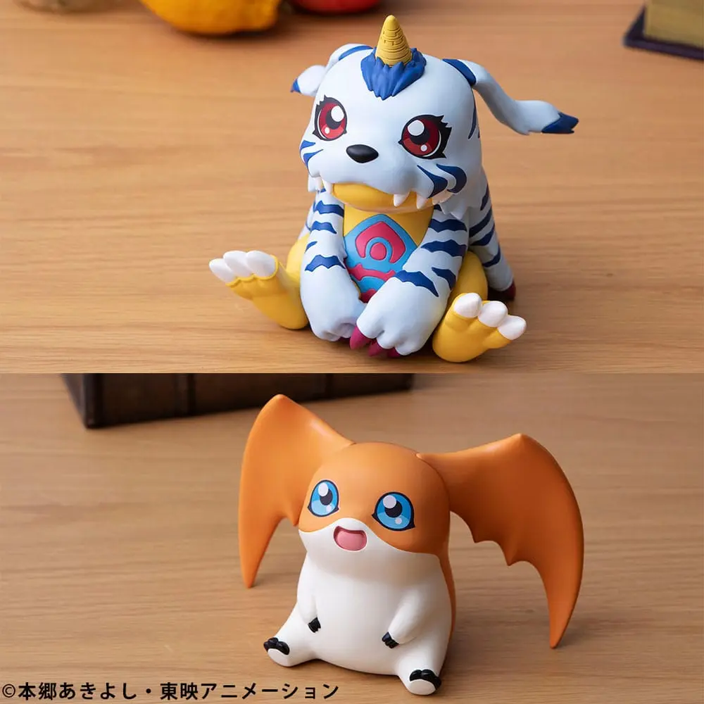 Digimon Adventure Look Up Gabumon &amp; Patamon PVC szobor figura csomag 11 cm termékfotó