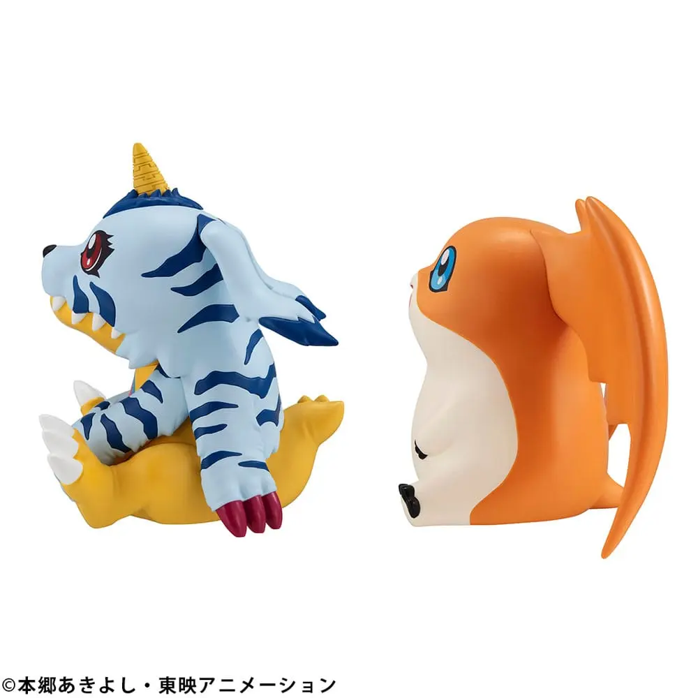 Digimon Adventure Look Up Gabumon &amp; Patamon PVC szobor figura csomag 11 cm termékfotó
