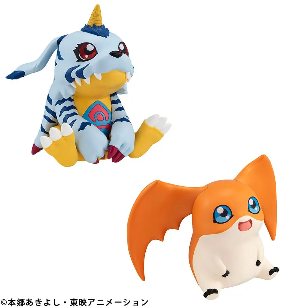 Digimon Adventure Look Up Gabumon &amp; Patamon PVC szobor figura csomag 11 cm termékfotó