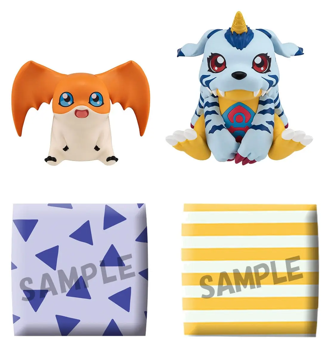Digimon Adventure Look Up Gabumon &amp; Patamon PVC szobor figura csomag 11 cm termékfotó
