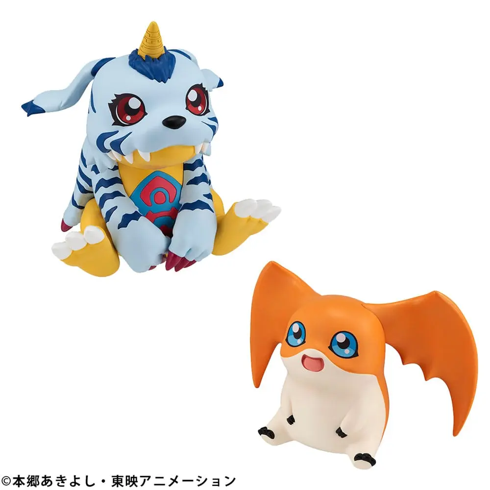 Digimon Adventure Look Up Gabumon &amp; Patamon PVC szobor figura csomag 11 cm termékfotó