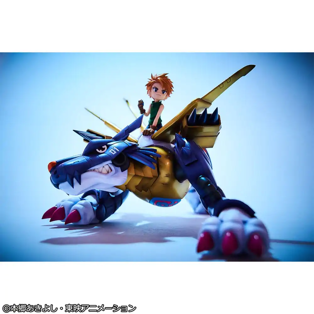 Digimon Adventure Precious G.E.M. Series Metal Garurumon & Ishida Yamato PVC szobor figura 30 cm termékfotó