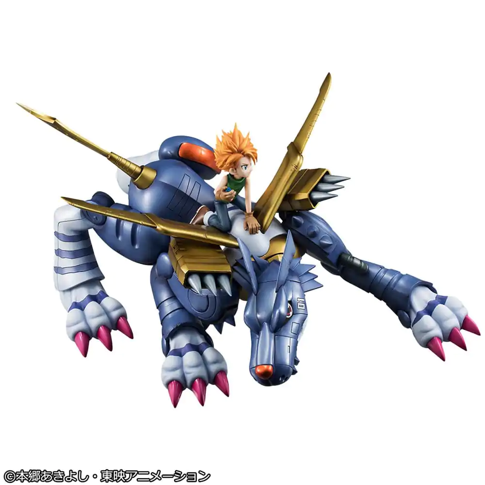 Digimon Adventure Precious G.E.M. Series Metal Garurumon & Ishida Yamato PVC szobor figura 30 cm termékfotó