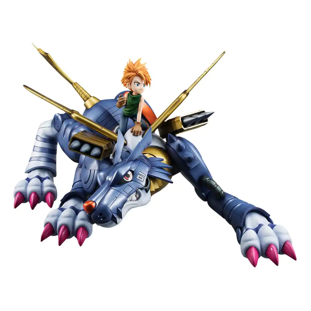 Digimon Adventure Precious G.E.M. Series Metal Garurumon & Ishida Yamato PVC szobor figura 30 cm termékfotó