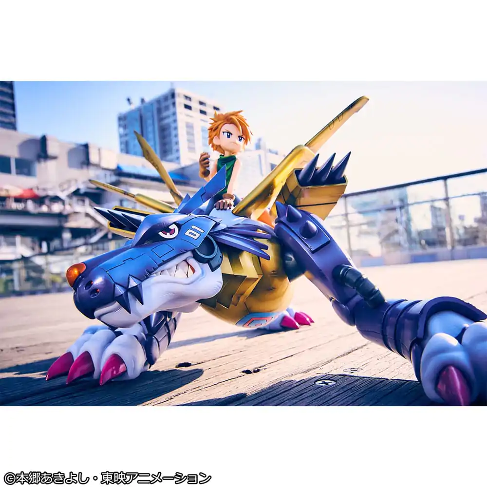 Digimon Adventure Precious G.E.M. Series Metal Garurumon & Ishida Yamato PVC szobor figura 30 cm termékfotó