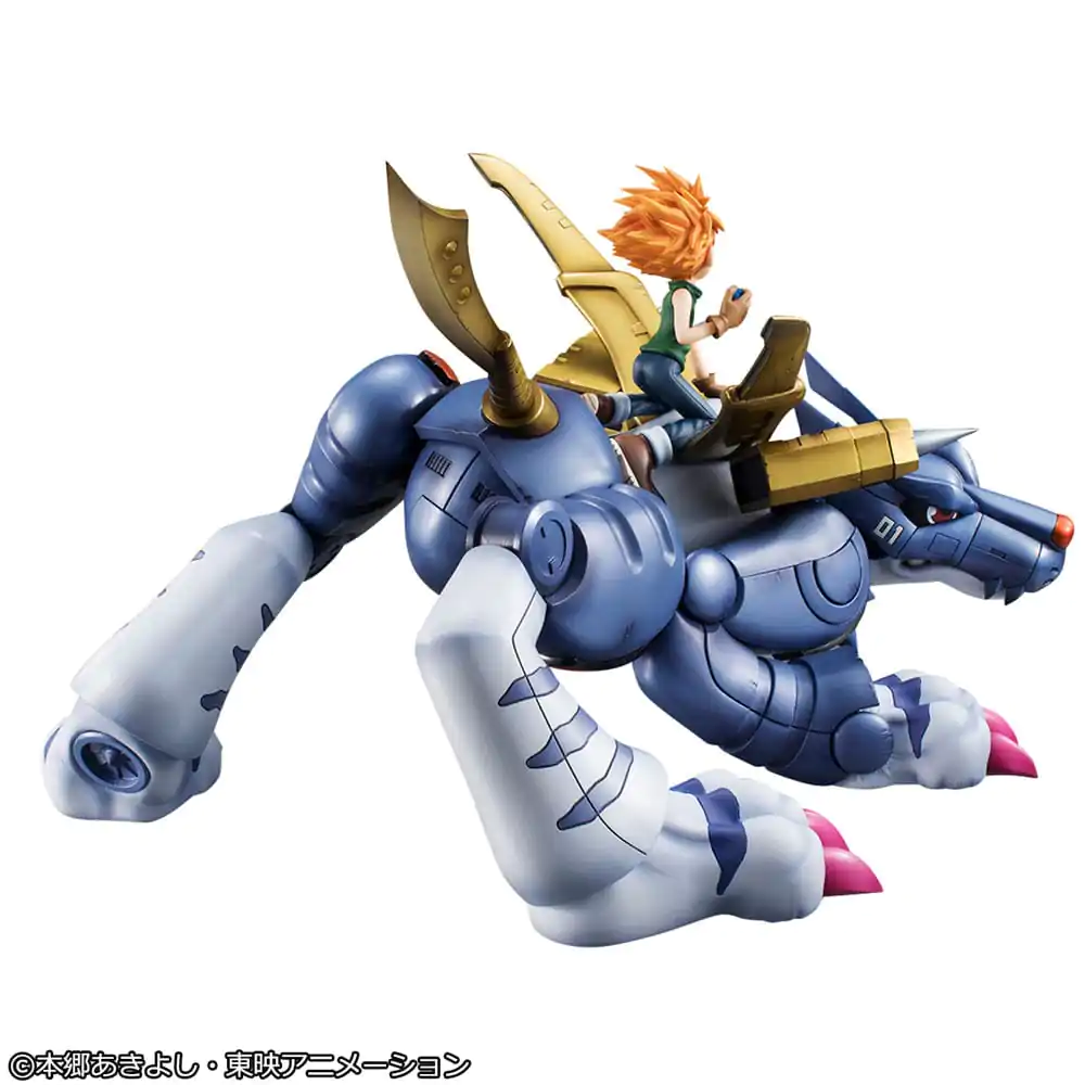Digimon Adventure Precious G.E.M. Series Metal Garurumon & Ishida Yamato PVC szobor figura 30 cm termékfotó