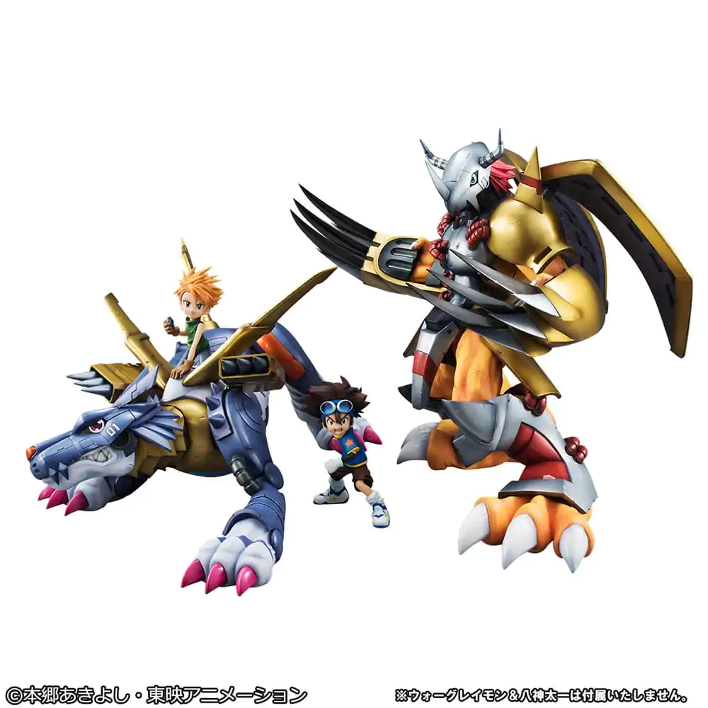 Digimon Adventure Precious G.E.M. Series Metal Garurumon & Ishida Yamato PVC szobor figura 30 cm termékfotó