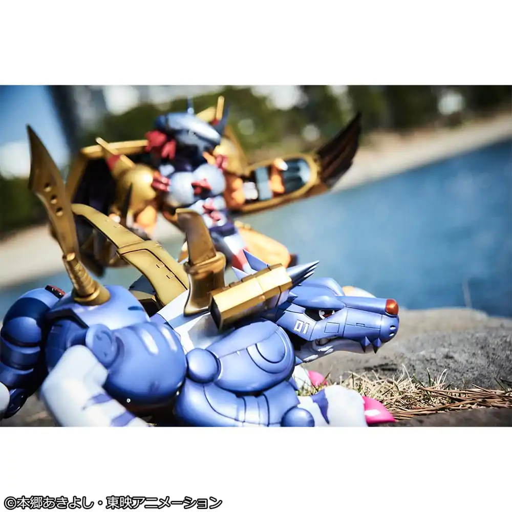 Digimon Adventure Precious G.E.M. Series Metal Garurumon & Ishida Yamato PVC szobor figura 30 cm termékfotó