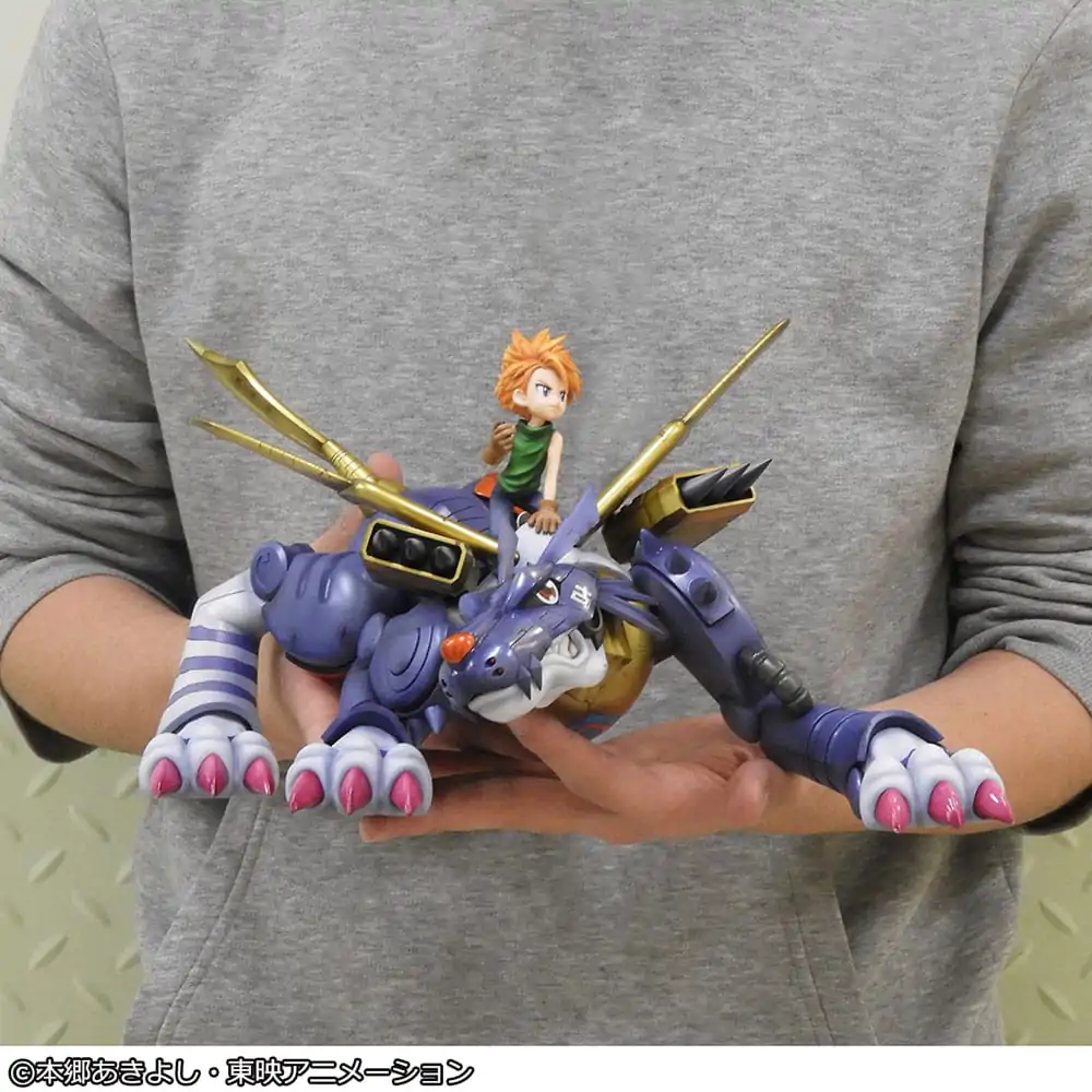 Digimon Adventure Precious G.E.M. Series Metal Garurumon & Ishida Yamato PVC szobor figura 30 cm termékfotó