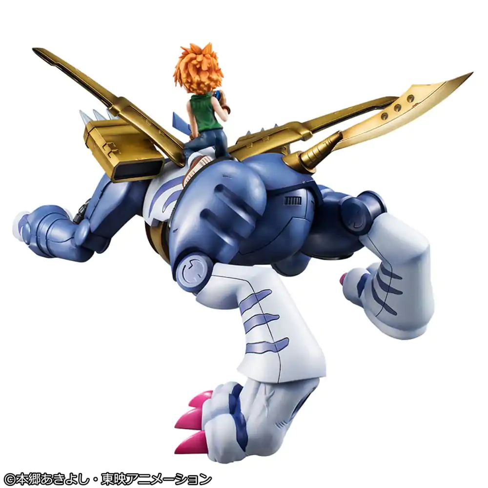 Digimon Adventure Precious G.E.M. Series Metal Garurumon & Ishida Yamato PVC szobor figura 30 cm termékfotó