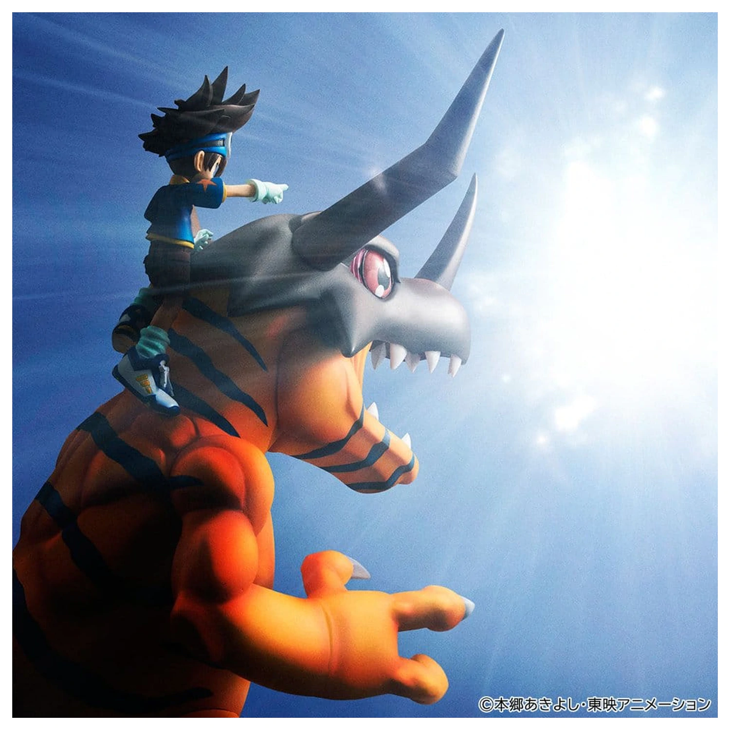 Digimon Adventure Precious G.E.M. Series PVC figura Greymon & Taichi Yagami 25 cm (Repeat) termékfotó