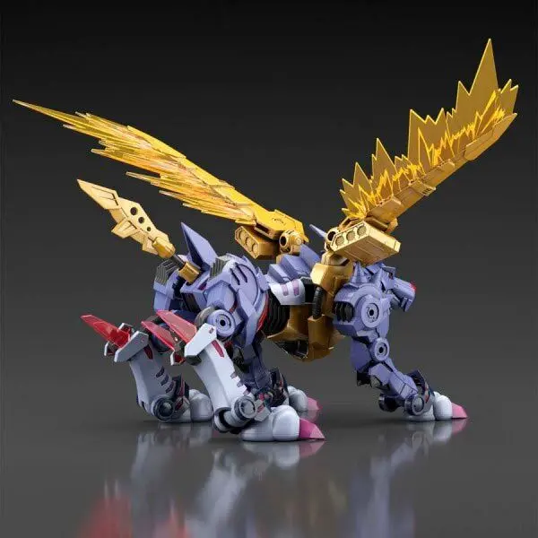 Digimon Metal Garurumon modell készlet figura 14cm termékfotó