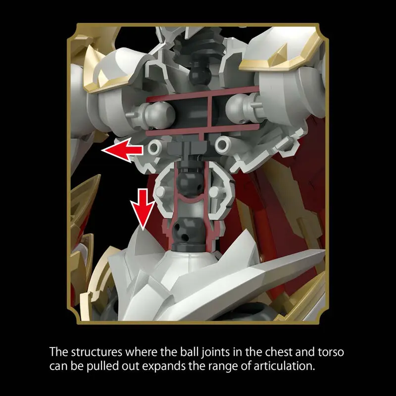 Digimon Tamers Dukemon Gallantmon Amplified modell készlet figura 25cm termékfotó