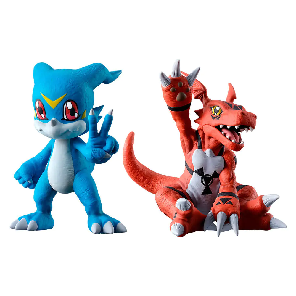 Digimon Two Forces That Radite Light Veemon & Guilmon Ichibansho figura 5cm termékfotó