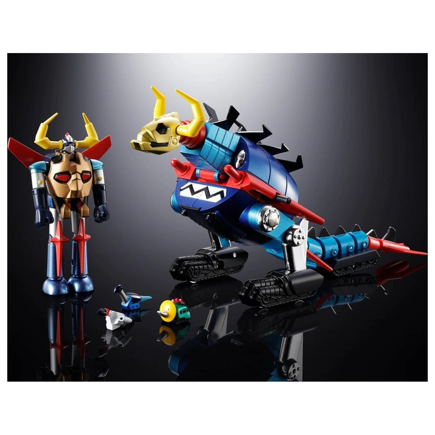 Dino Mech Gaiking Chogokin akciófigura Daikumaryu & Gaiking 20 cm termékfotó
