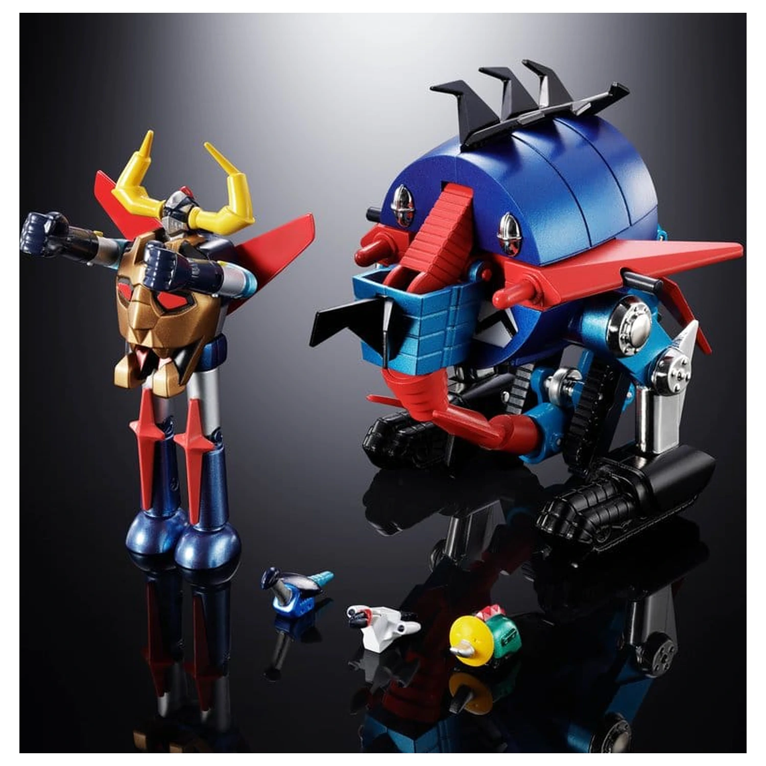 Dino Mech Gaiking Chogokin akciófigura Daikumaryu & Gaiking 20 cm termékfotó