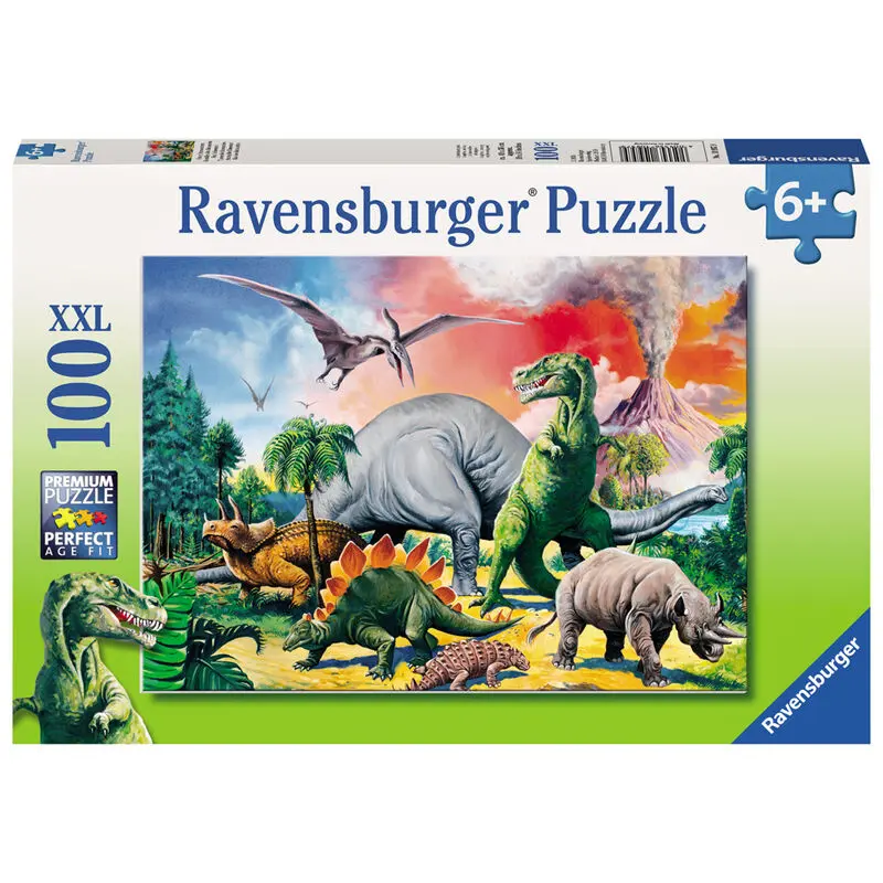 Dinosaurs XXL puzzle 100db-os termékfotó