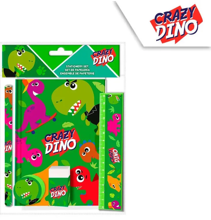 Dinoszaurusz írószer szett (5 db-os) termékfotó