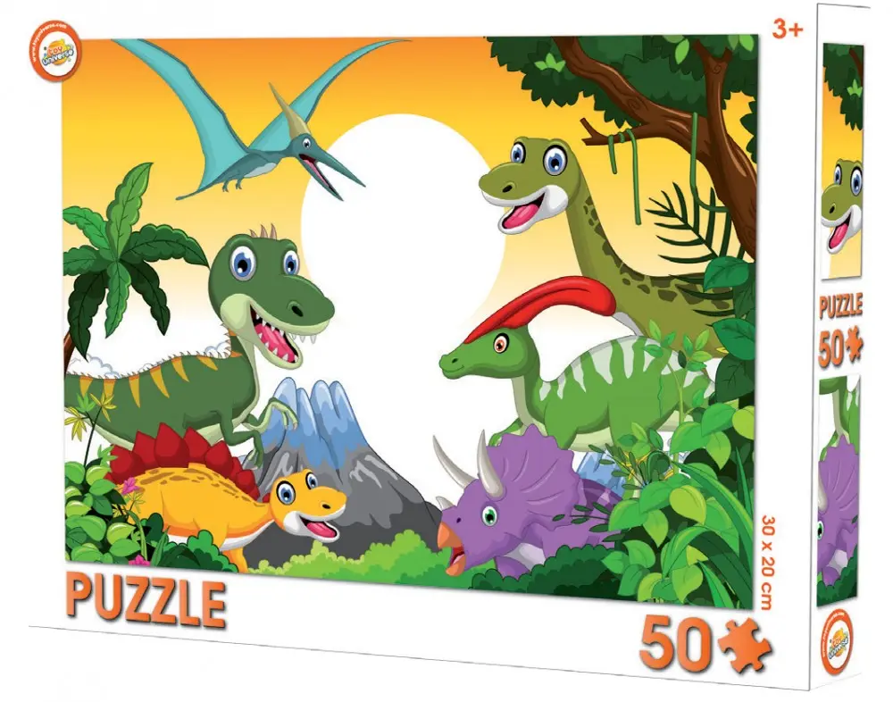 Dinoszaurusz puzzle 50 db-os termékfotó