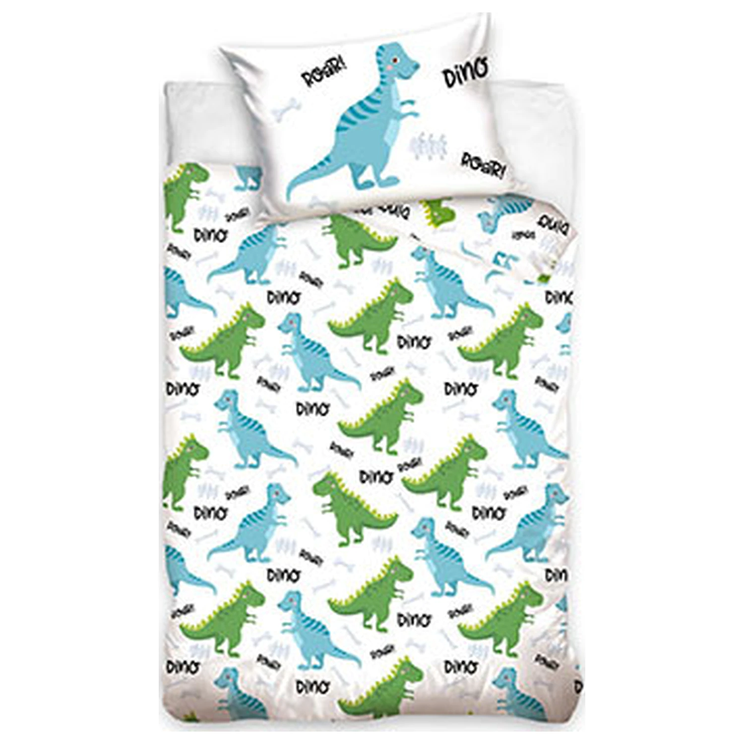 Dinoszaurusz Roar gyerek, ovis ágyneműhuzat termékfotó