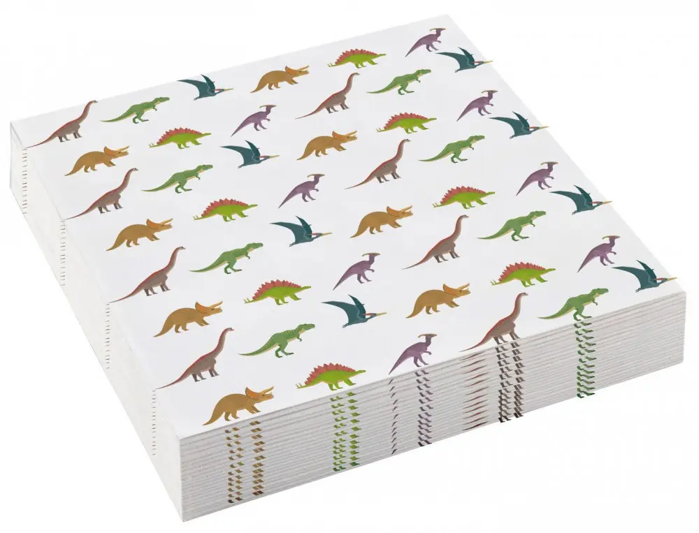 Dinoszaurusz szalvéta 20 db-os, 25*25 cm termékfotó