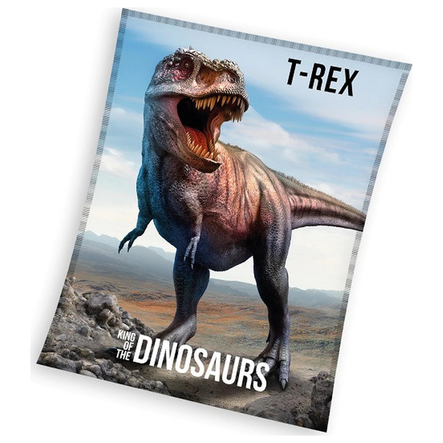 Dinoszaurusz T-Rex polár takaró termékfotó